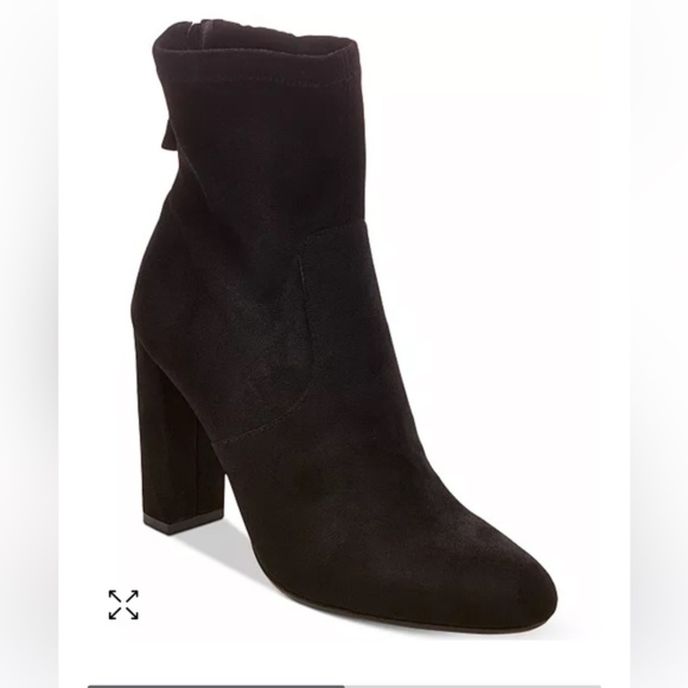 Steve Madden Brisk Block-Heel Sock Booties Size 10 NWOT